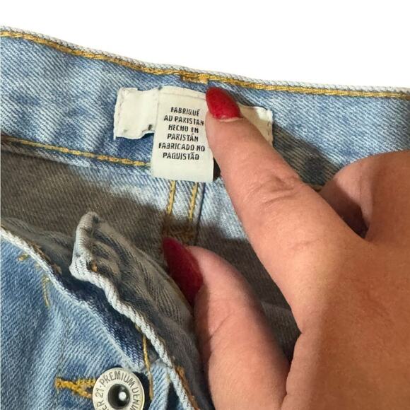 22. FOREVER 21 | Los Angeles Sz:30 Full Button Front Mini Skirt - Picture 7 of 9